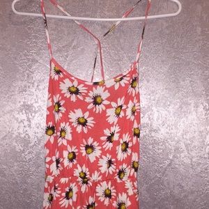 Jumpsuit with sunflowers